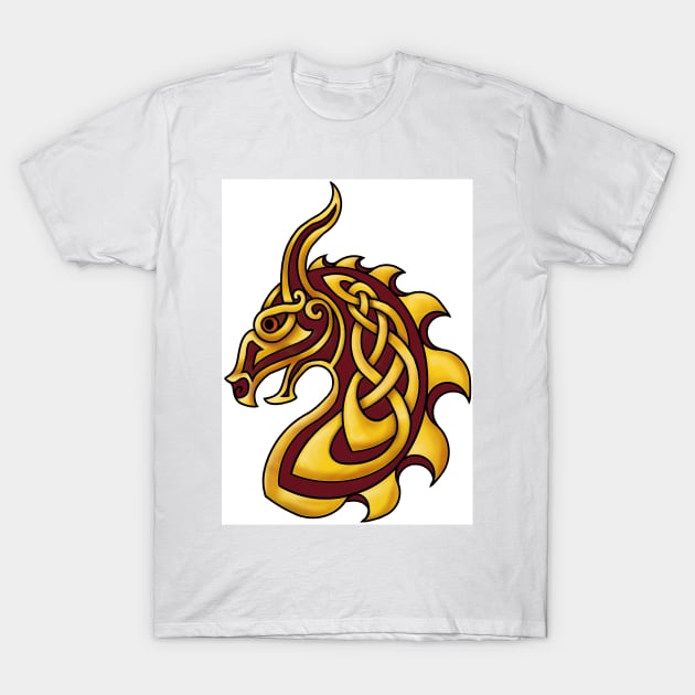 Celtic Dragon T-Shirt by Hareguizer